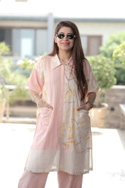 AAVARNAM by RENU - Pure Linen Shirt & Pants Set - Breathable Comfort