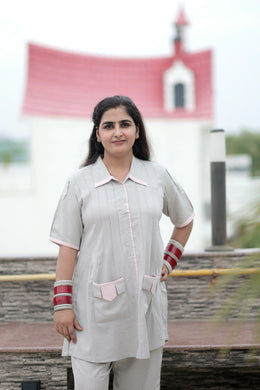 AAVARNAM by RENU - Cotton Shirt & Pants Set - Breathable Ethnic Comfort