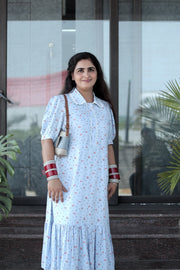 AAVARNAM by RENU - Soft Cotton Printed Dress & Lower